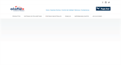 Desktop Screenshot of olaflex.com